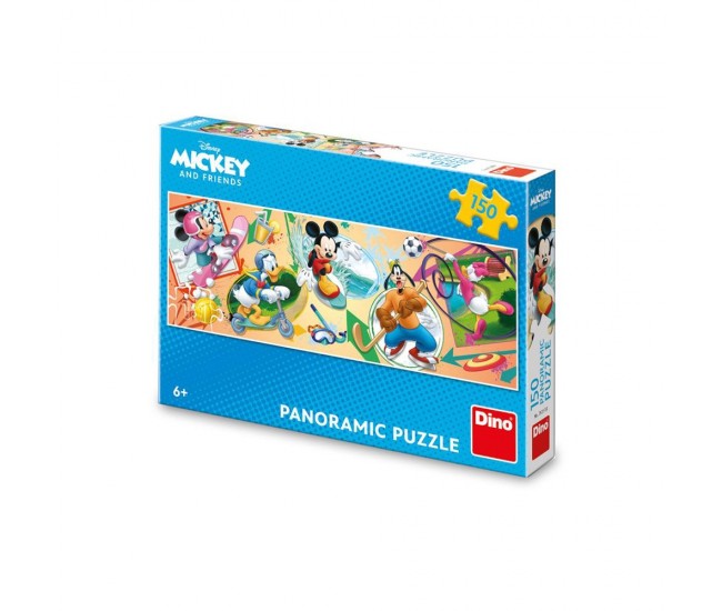 Puzzle panoramic Micky, 150 piese - DINO TOYS