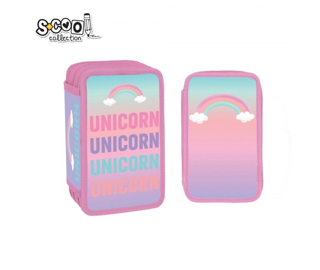 Penar echipat, 3 fermoare, 39 piese, UNICORN - S-COOL