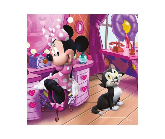 Puzzle Minnie, 3x55 piese - DINO TOYS