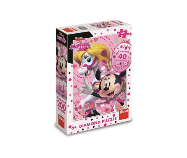 Puzzle Minnie Mouse, 200 piese - DINO TOYS