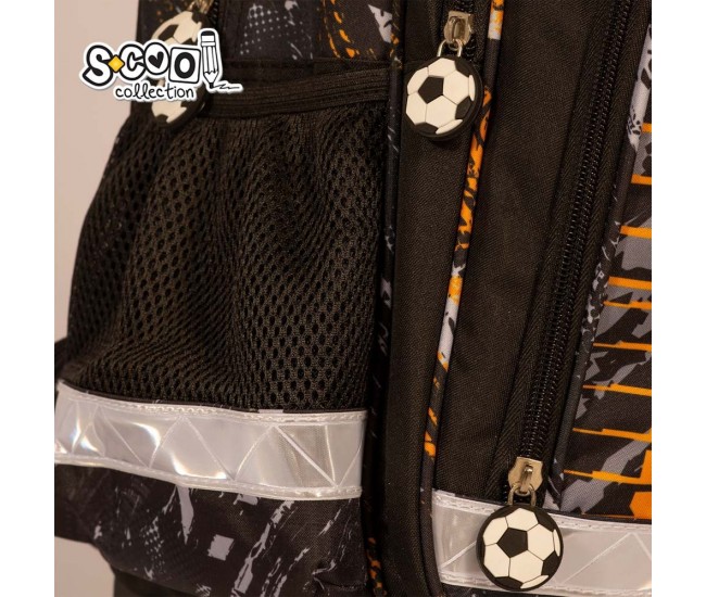 Ghiozdan trolley FOOTBAL, 38x29x14 cm - S-COOL