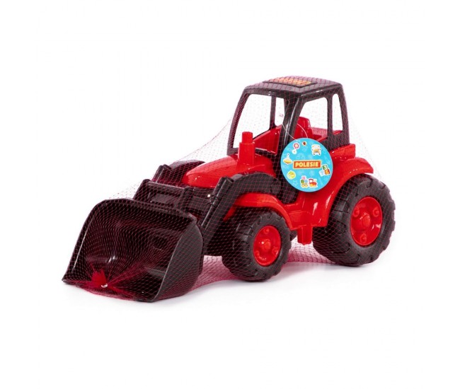 Tractor cu incarcator - Champion, 48x22x26 cm, Polesie