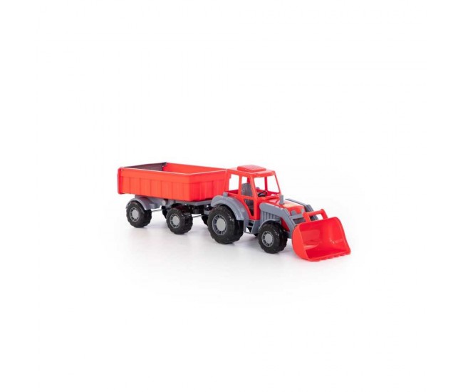 Tractor cu remorca si incarcator - Altay, 67x17x18 cm, Polesie