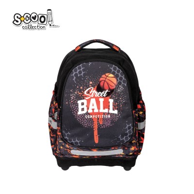 Ghiozdan anatomic STREET BALL, 38x39x19.5 cm - S-COOL