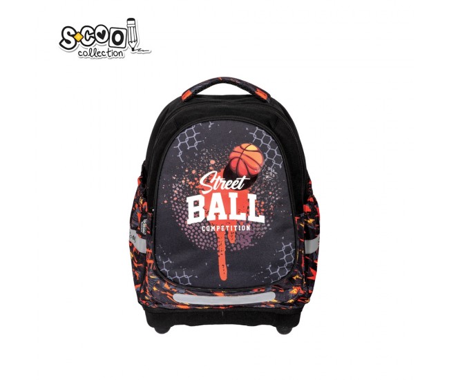 Ghiozdan anatomic STREET BALL, 38x39x19.5 cm - S-COOL