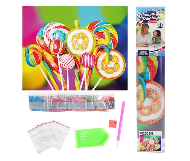 Set creatie cu diamante, 40x50 cm - Toi-Toys