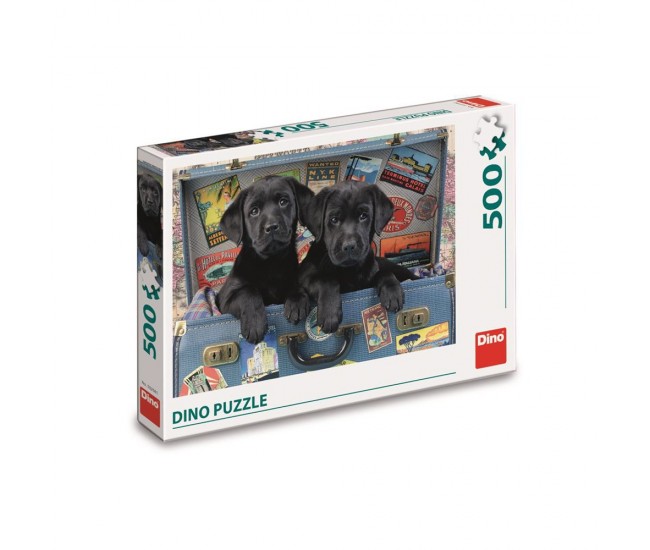 Puzzle catelusi, 500 piese - DINO TOYS