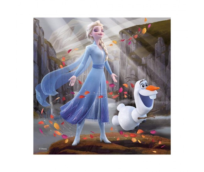 Puzzle Frozen, 3x55 piese - DINO TOYS