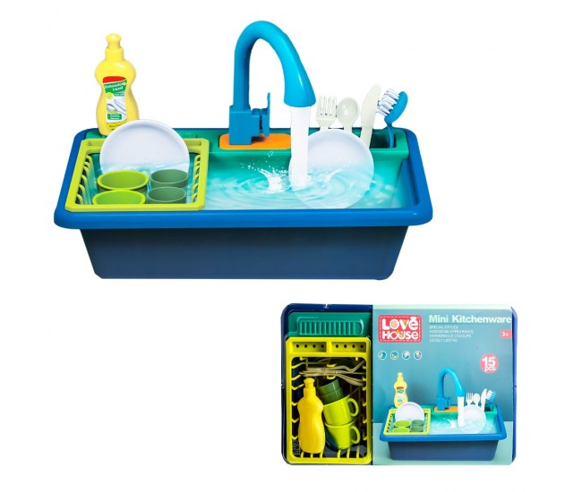 Play set bucatarie, 15 piese/set