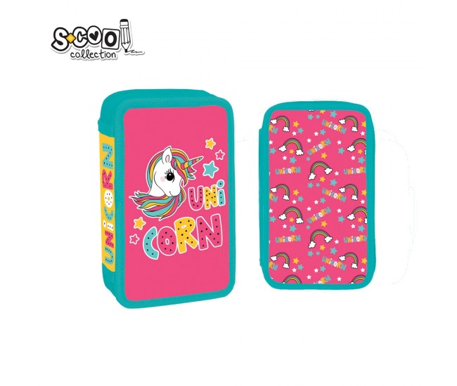 Penar echipat, 2 fermoare, 29 piese, UNICORN - S-COOL