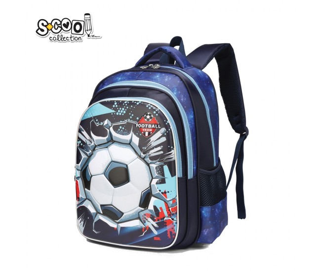 Ghiozdan 3D FOOTBALL, 31x24x41 cm - S-COOL