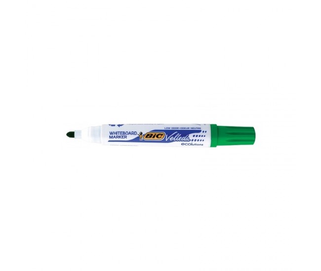 Marker ECO Velleda 1701 verde 12/cutie - BIC