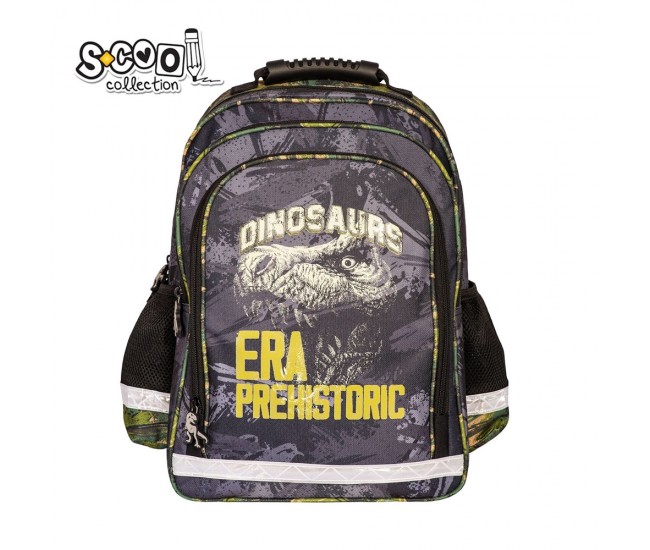 Ghiozdan ergonomic DINO, 40.5x29x13.5 cm - S-COOL