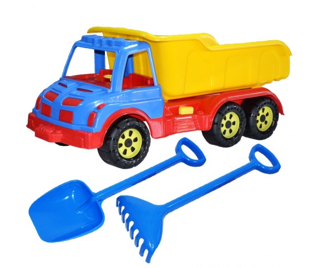 Camion 60 cm, cu lopata + grebla - ROBENTOYS