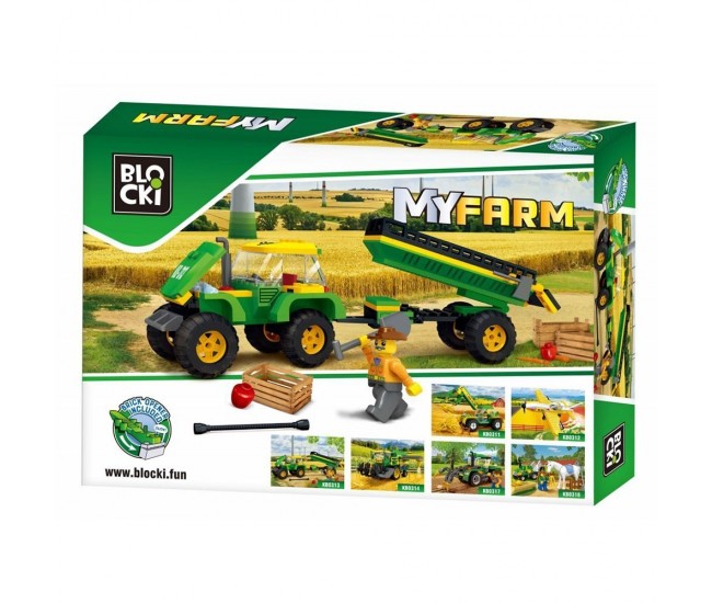 Blocki My Farm, Tractor cu remorca