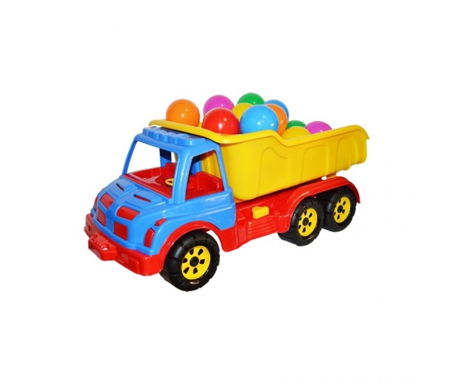 Camion plastic 60 cm + mingiute - ROBENTOYS