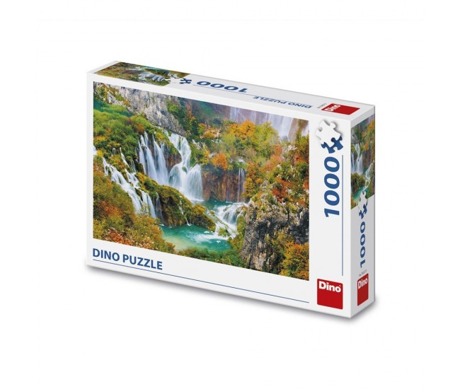 Puzzle lacurile Plitvice, 1000 piese - DINO TOYS