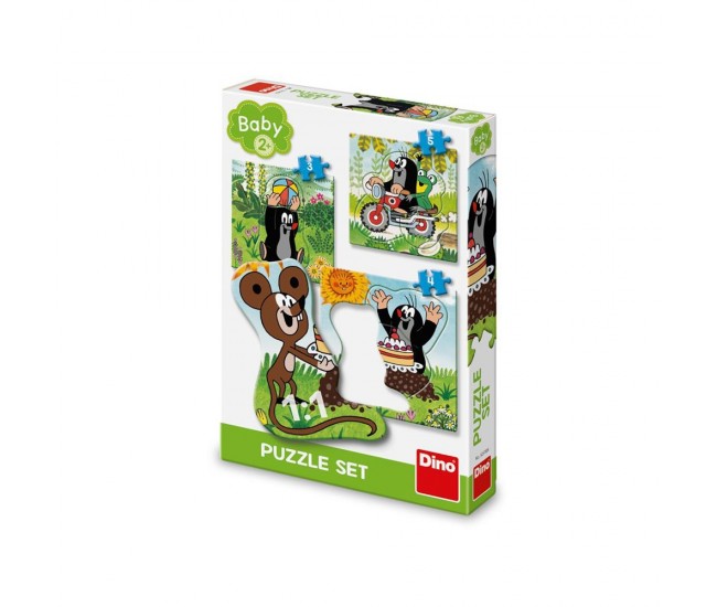 Puzzle 3 in 1, Mica Cartita pe pajiste - DINO TOYS