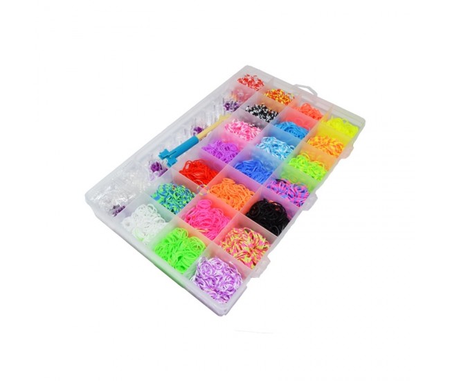 Set creativ elastice, 4200 piese/cutie