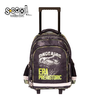 Ghiozdan trolley DINO, 38x29x14 cm - S-COOL