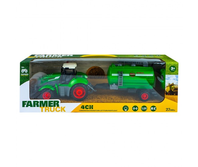 Tractor RC, cu cisterna