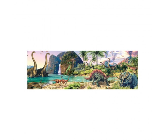 Puzzle panoramic Dinozauri, 150 piese - DINO TOYS