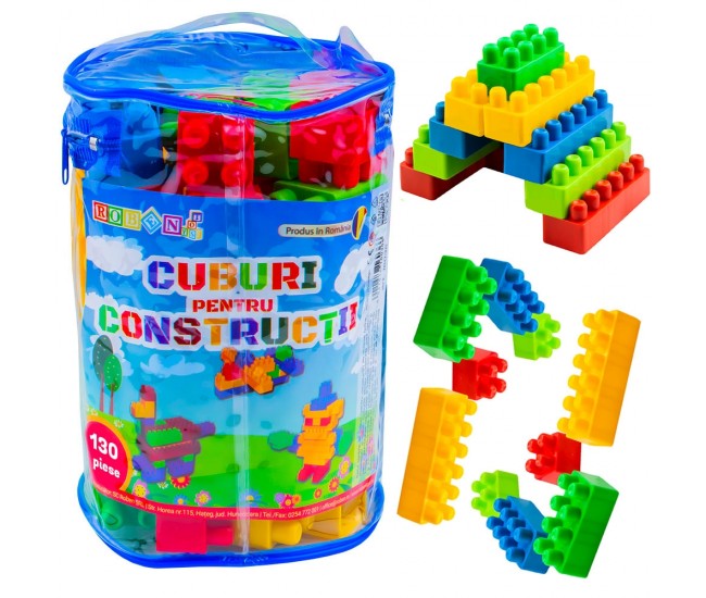 Cuburi 130 piese - ROBENTOYS