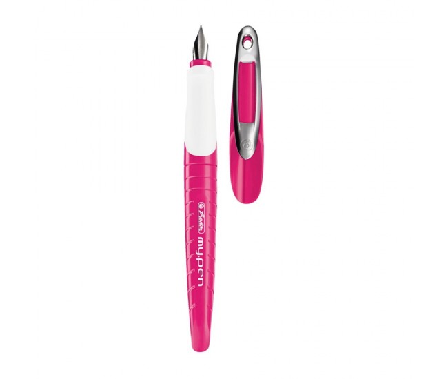Stilou My Pen, penita M, roz/alb - vrac