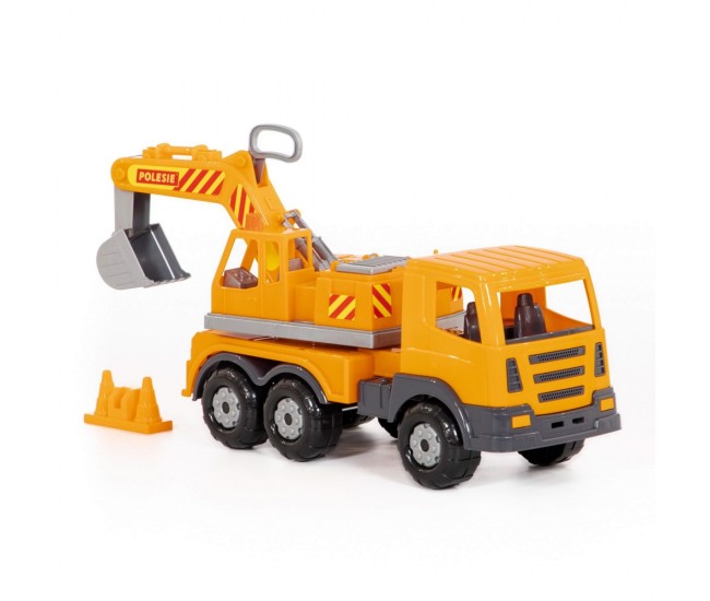 Camion-excavator, 42,5x16,5x24,5 cm, Polesie