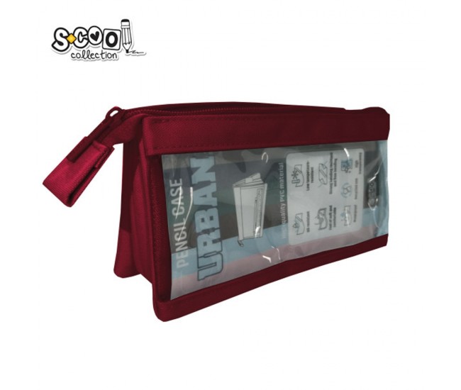 Penar borseta transparent, Urban, 20.5x8x11 cm - S-COOL