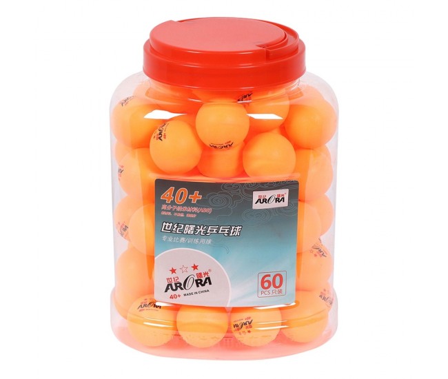 Minge ping-pong, Aurora, 60 buc/set