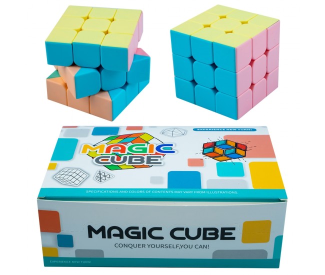 Cub magic, tip Rubik, 6 buc/set