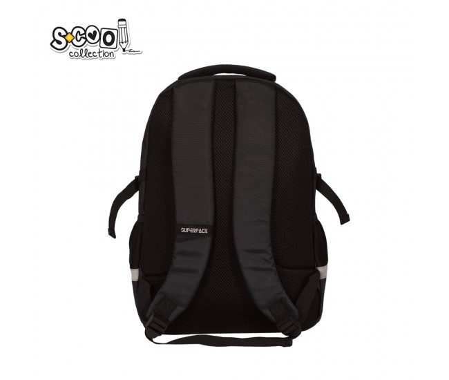 Ghiozdan compartiment laptop, SUPERPACK, 48x32x18 cm - S-COOL