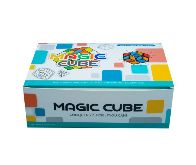 Cub magic, tip Rubik, 6 buc/set