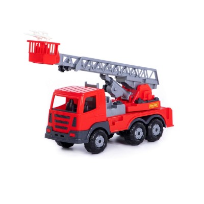 Camion pompieri + elevator - Supertruck, 45x16.5x26 cm, Polesie