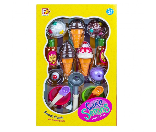 Play set inghetata, 18 piese/cutie