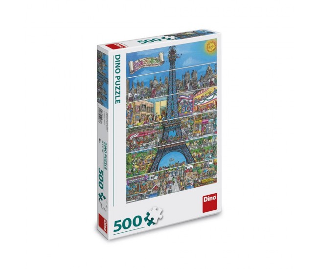 Puzzle Turnul Eiffel, 500 piese - DINO TOYS