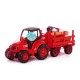 Tractor cu remorca lemne - Champion, 68x22x26 cm, Polesie