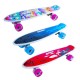 Placa skateboard cu roti silicon, led