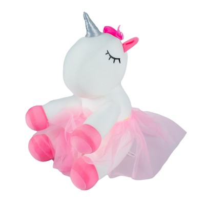 Pernita din material textil, Unicorn cu fustita