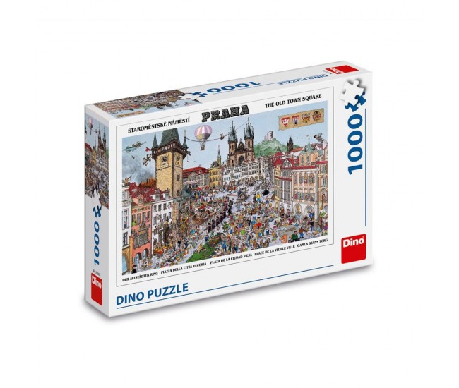 Puzzle Piata Orasului, 1000 piese - DINO TOYS