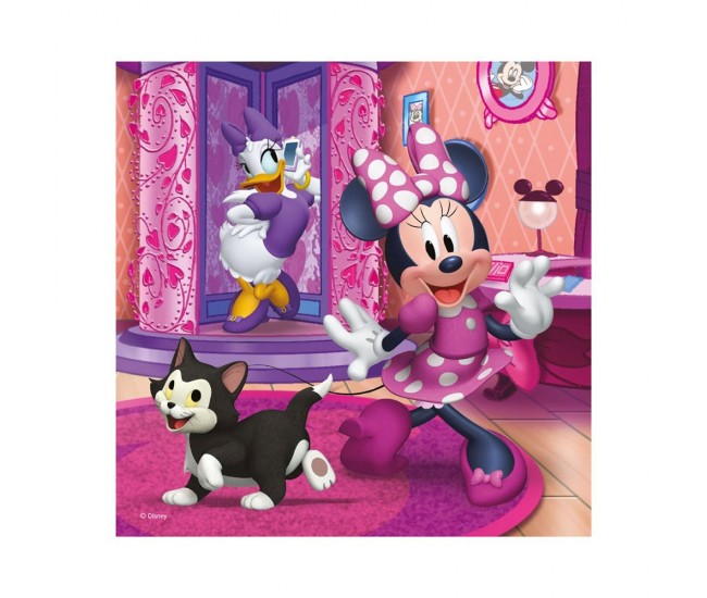 Puzzle Minnie, 3x55 piese - DINO TOYS