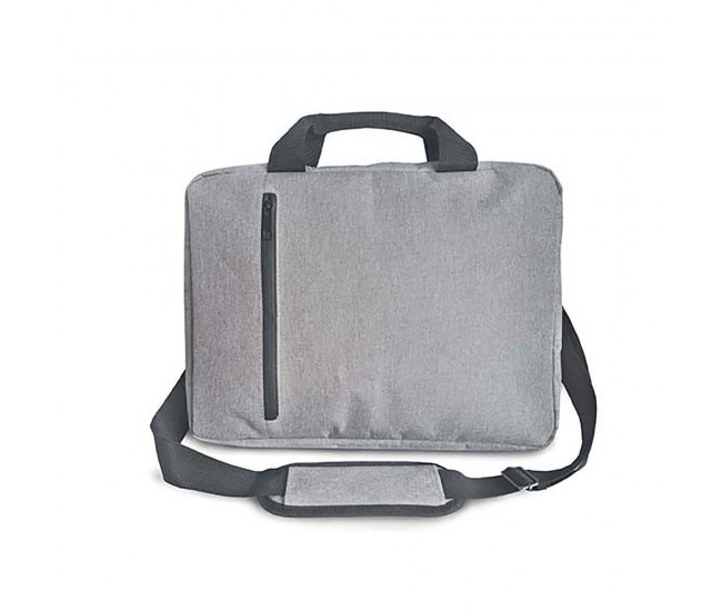 Geanta laptop, gri, 40x31x11 cm - OFFISHOP