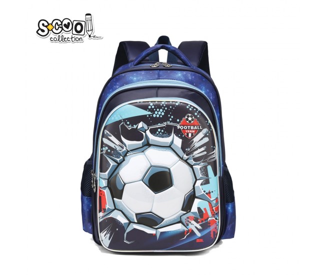 Ghiozdan 3D FOOTBALL, 31x24x41 cm - S-COOL