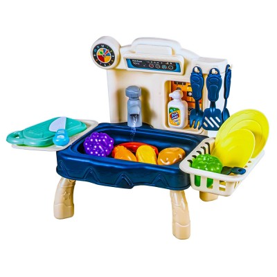 Play set bucatarie, cu baterii, 36 piese, 40.5x21.5x28 cm