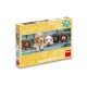 Puzzle panoramic Catelusi, 150 piese - DINO TOYS