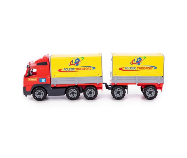 Camion cu remorca + prelata - Volvo PowerTruck, 77x19x25 cm, Wad