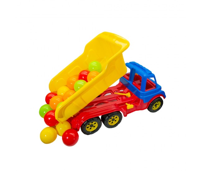 Camion plastic 60 cm + mingiute - ROBENTOYS