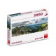 Puzzle panoramic, Munti, 2000 piese - DINO TOYS