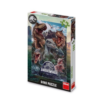 Puzzle Jurasic World, 500 piese - DINO TOYS